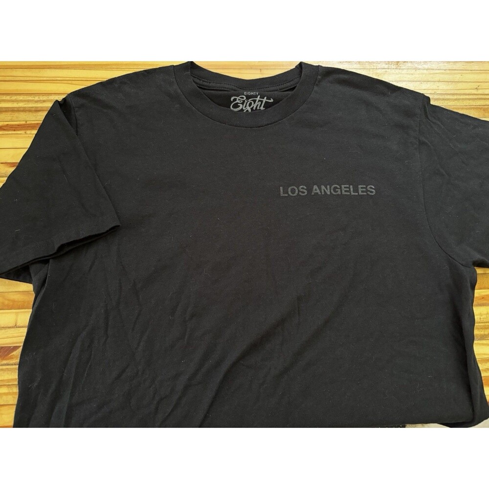 Los Angeles Men’s Medium T-shirt Black LA New Eighty Eight